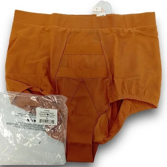 Free People x WE ARE HAH Hi Wasted Panty Brown Sugar MEDIUM NEW w/ TAGS - Picture 3 of 4